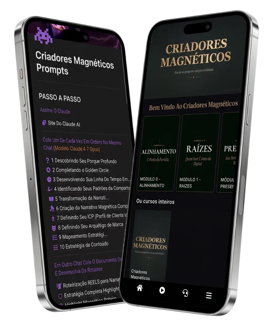 Biblioteca de prompts e curso incluído